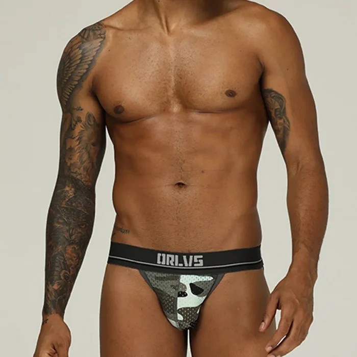 Orlus Denver Jockstrap Camo Grey