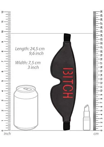 Ouch! Blindfold – Bitch – Black