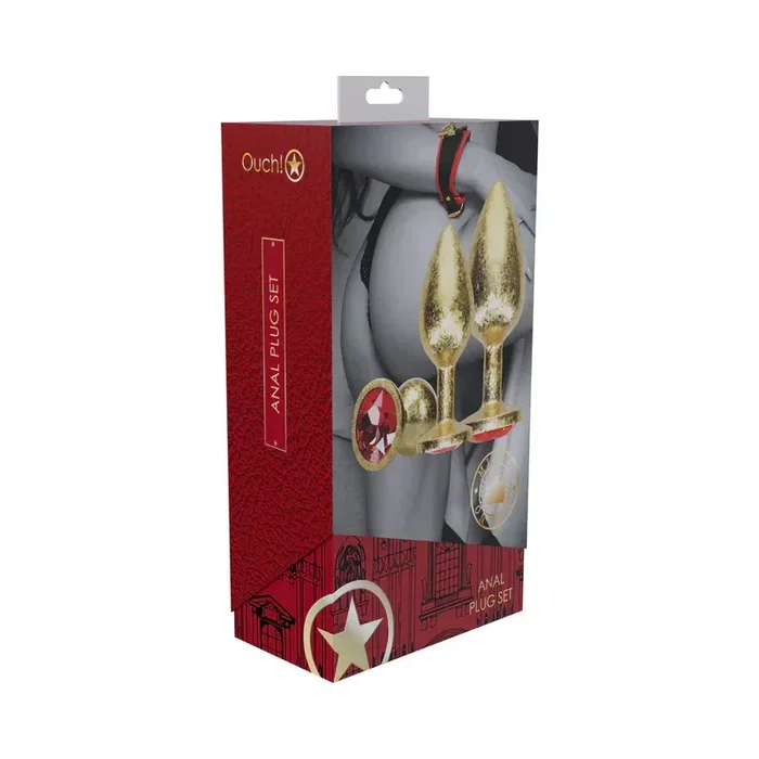 Ouch! International Milan Collection Metal Anal Plug Set