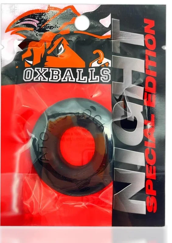 Oxballs Atomic Jock Do-Nut-2 Fatty Silicone Plus+ Cock Ring – Night Edition