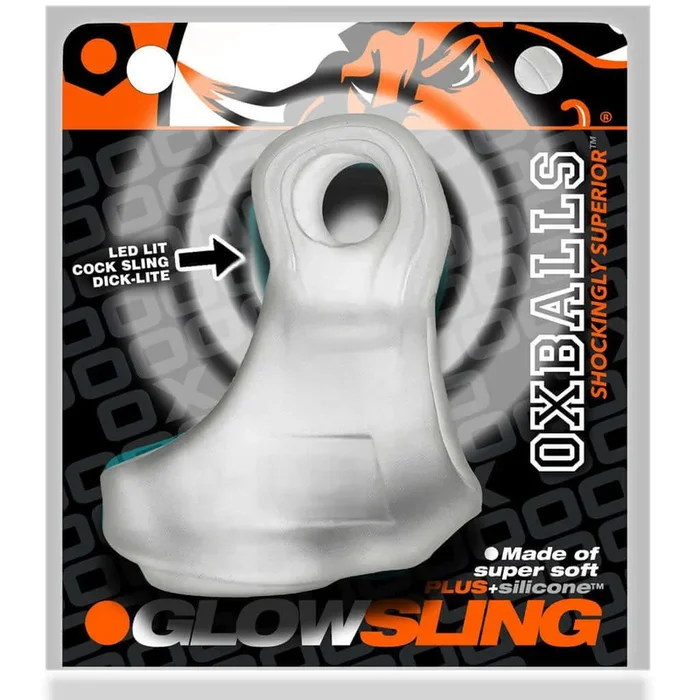 Oxballs Glowsling Cocksling Led – Clear Ice