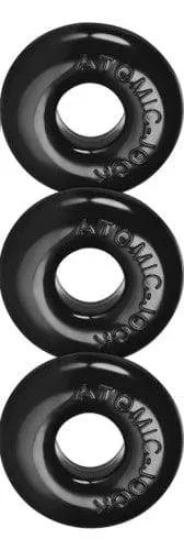 Oxballs Ringer 3-Pack Cockring – Small Black