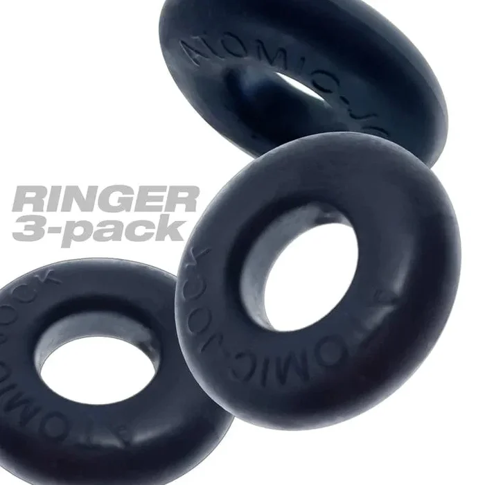 Oxballs Ringer, Cockring 3-Pack – Plus+Silicone Special Edition – Night