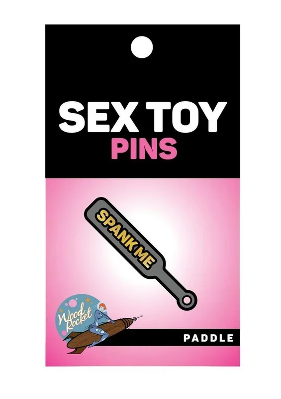 Paddle Spank Me Enamel Pin