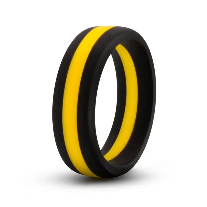 Performance – Silicone Go Pro Cock Ring – Black/gold/black