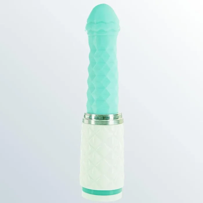 Pillow Talk Feisty Thrusting Vibrator – Teal