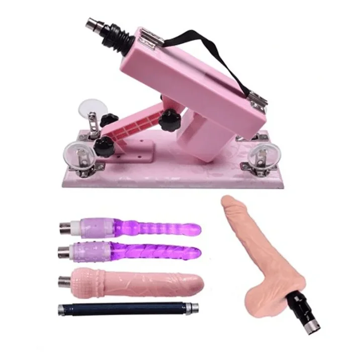 Pinko Love Sex Machine Adjustable Speed Thrusting Dildo Female Masturbation