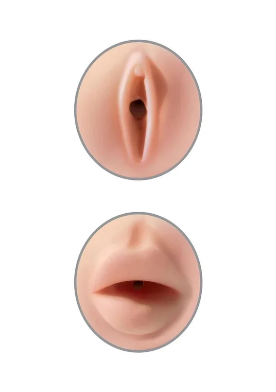 Pipedream Extreme Toyz Tight Grip Pussy and Mouth Masturbator – Pussy and Mouth