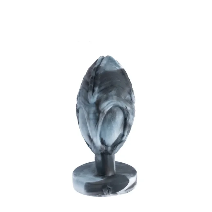 Platinum Liquid Silicone Stretcher Alien Egg 8 Inch – Black Swirl