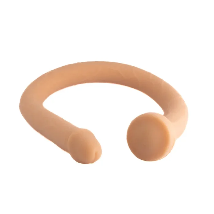 Platinum Liquid Silicone Stretcher Super Long Dong 45 Inch – Nude