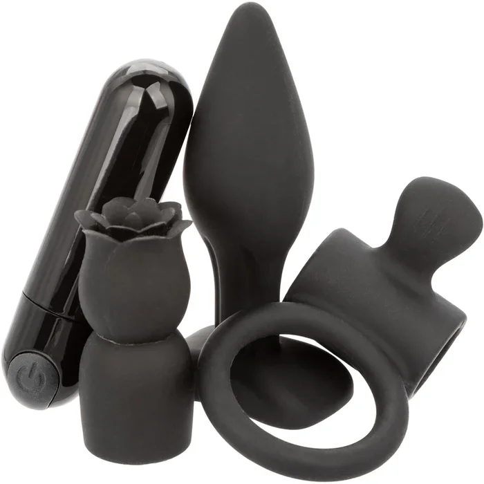Pleasure Kits Allure Collection With Bullet, Teaser, Couples Ring & Anal Probe By CalExotics