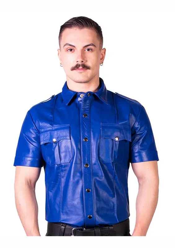 Prowler Red Slim Fit Police Shirt