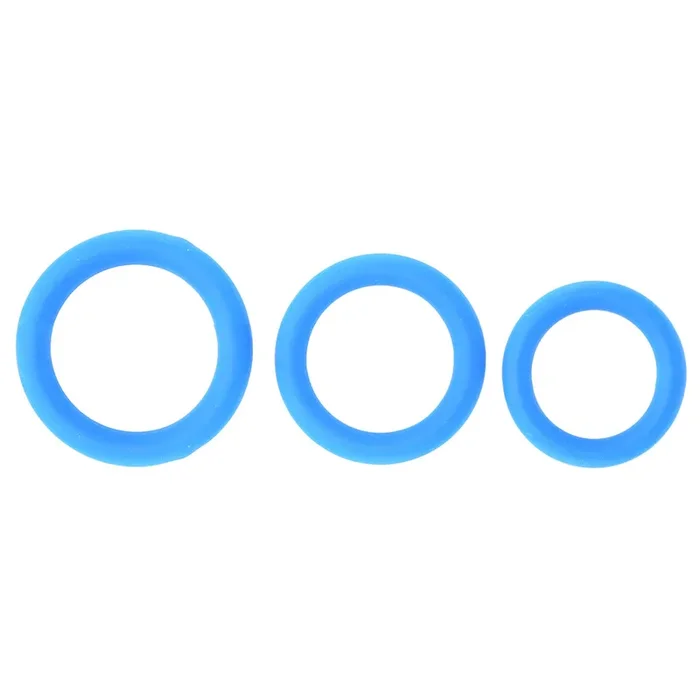 Ram Silicone Cock Rings #1 in Blue