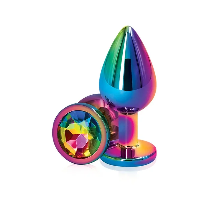 Rear Assets Anal Plug – Multicolor – Medium – Rainbow
