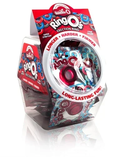 Ringo’s Cock Rings- 36 Piece Fishbowl – Assorted Colors