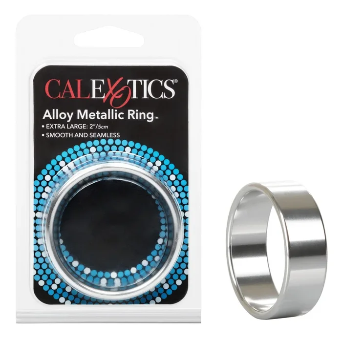 Rings! Alloy Metallic Cock Ring – Extra Large – 2in – Silver