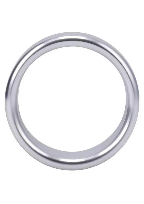 Rock Solid Brushed Alloy Aluminum Cock Ring