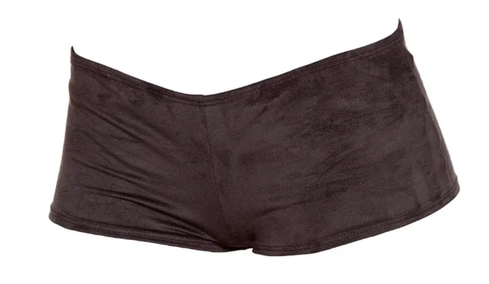 Roma Costume Women’s Suede Boy Shorts Blackamoor