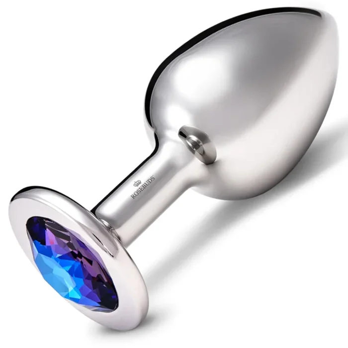 Rosebuds Stainless Steel Butt Plug XL – Heliotrope