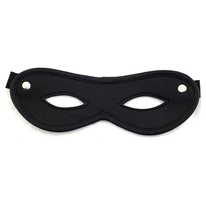 Rouge Leather Open Eye Mask