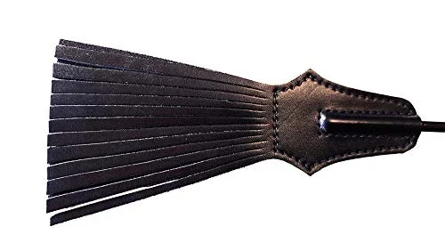 Rouge Tassalled Riding Crop Black