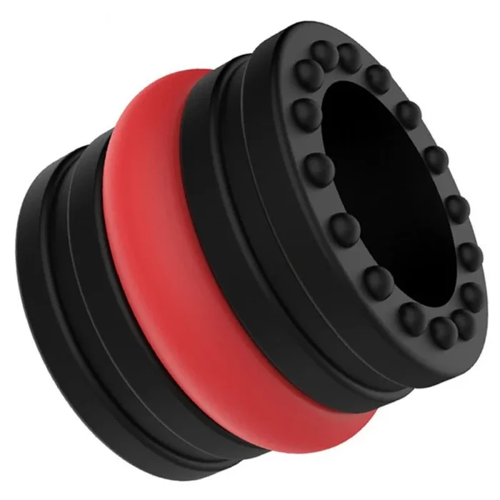 ruff GEAR Silicone Grip Ball Stretcher Black Red