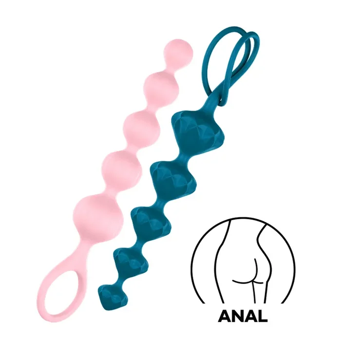 Satisfyer Love Beads Super Soft Silicone Beads for man – 8.1 Inch