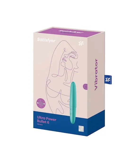 Satisfyer Ultra Power Bullet 6 – Turquoise – Violet-5 Inch