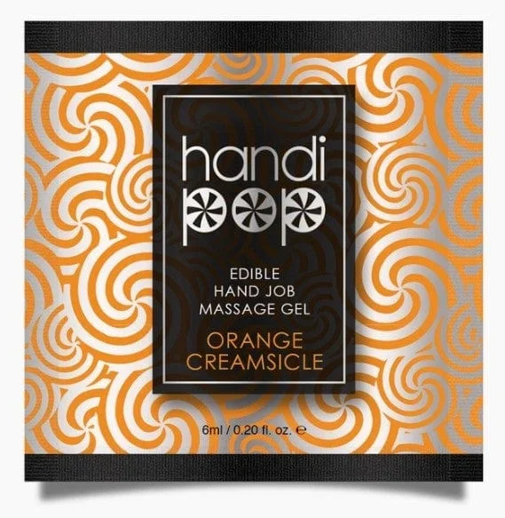 Sensuva – Handipop Orange Creamsicle Hand Job Massage Gel Single Use Packet
