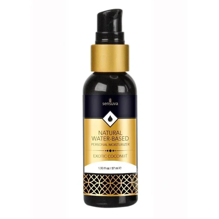 Sensuva Natural Water Free-Base Exotic Coconut Flavored Lubricant