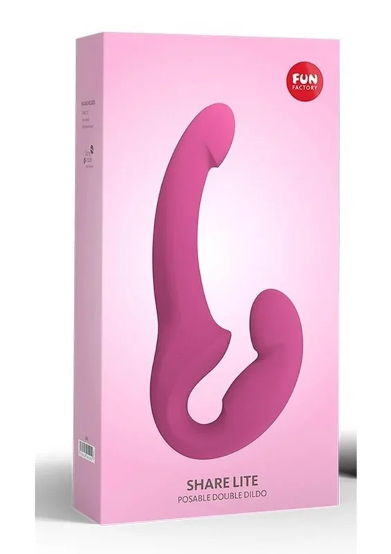 Share Lite Silicone Strapless Strap-On Dildo – Blackberry