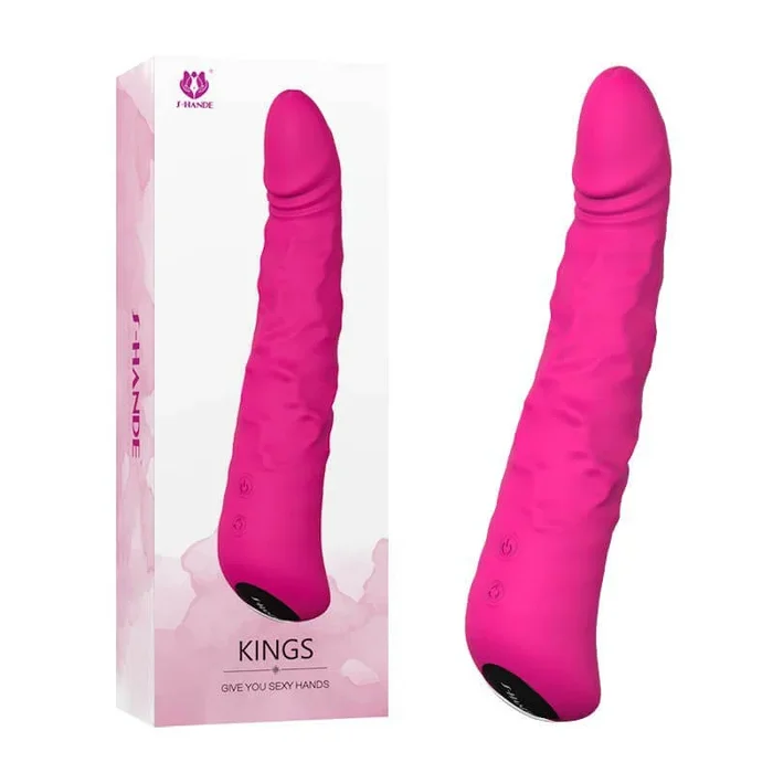 SHD Kings Vibrating Silicone 8” Dildo