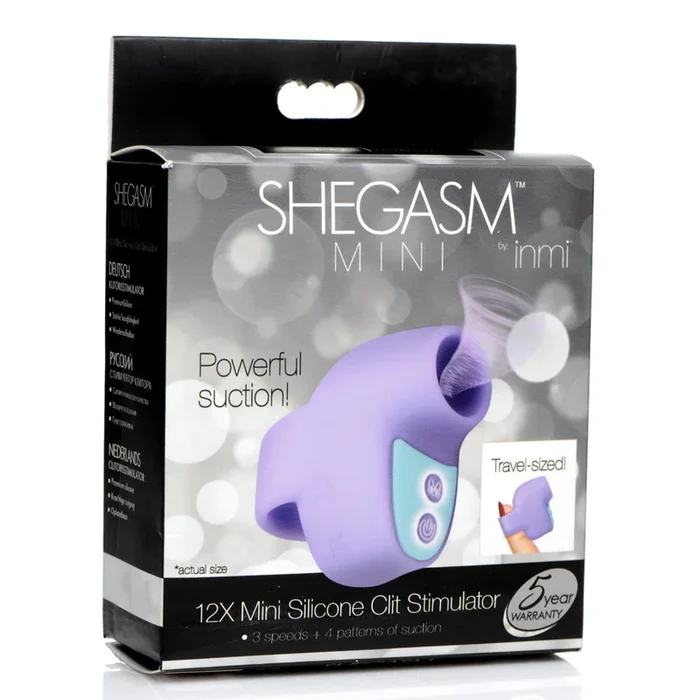 Shegasm Mini 12X Mini Silicone Clit Stimulator Purple