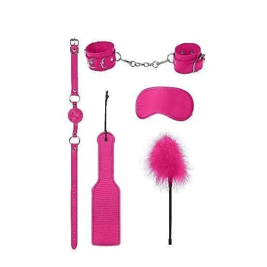 Shots Ouch! 5-Piece Introductory Bondage Kit #4 Pinkish
