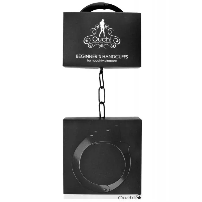 Shots Ouch Beginner’s Handcuffs – Black