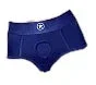 Shots Ouch! Vibrate Strap-on Mid Rise Fuller Cut Fit Brief Royal Blue