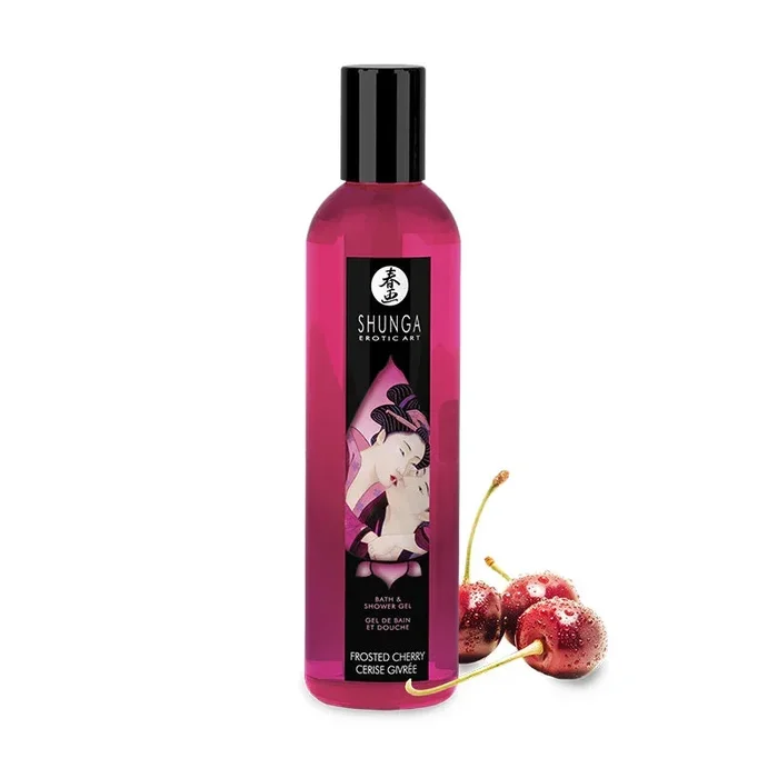 Shunga Shower Gel Frosted Cherry 8 Oz