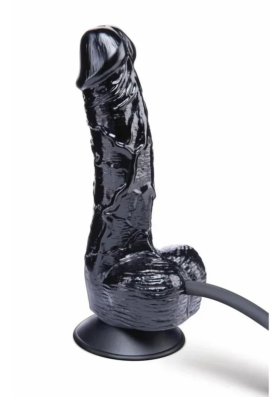 Size Of It Up Ripple Inflatable Silicone Dildo with Balls