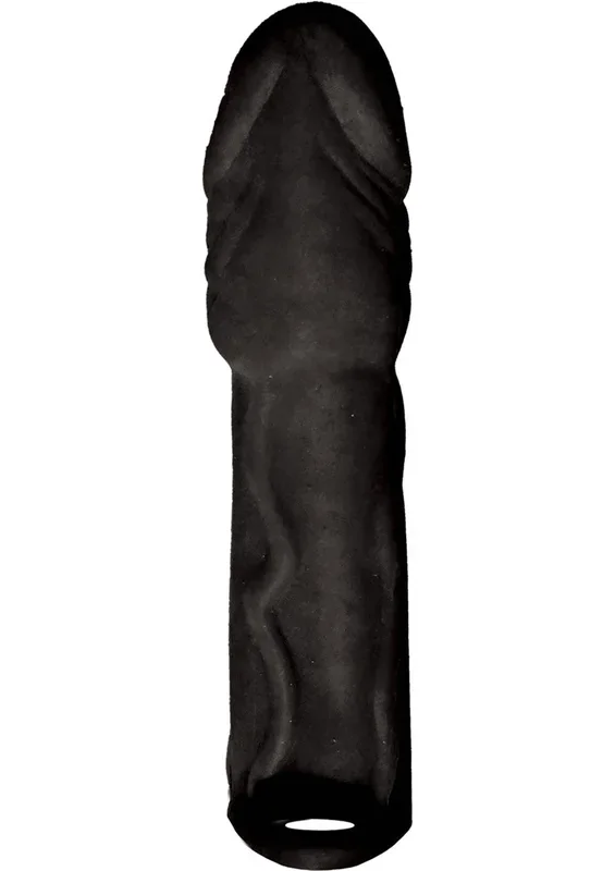 Skinsations Black Diamond Husky Lover Extension Sleeve with Scrotum Strap