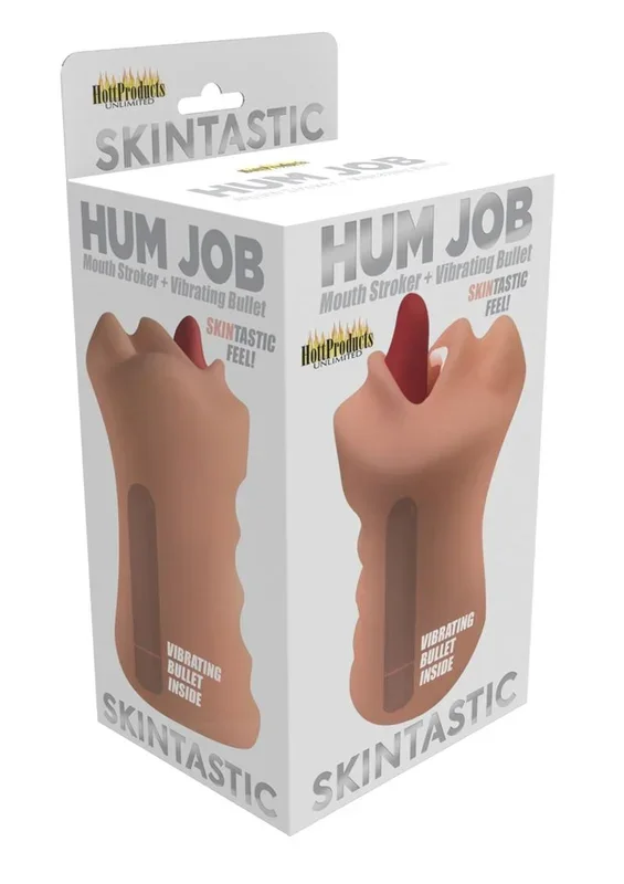 Skinsations Hum Job Vibrating Mouth Stroker