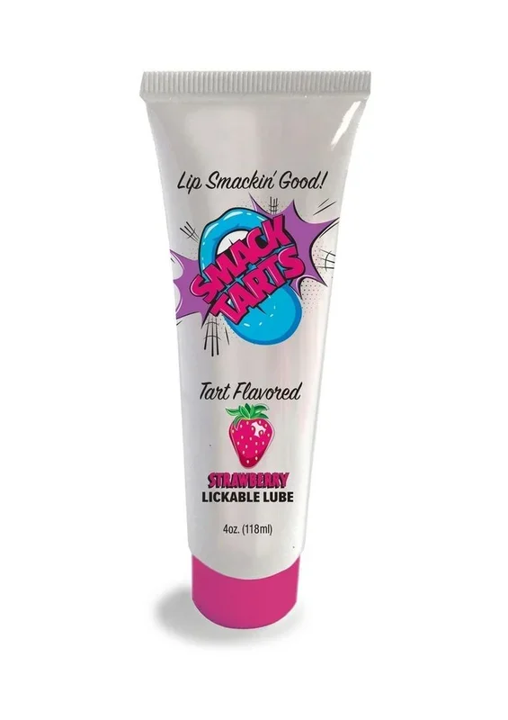 Smack Tarts Sour Strawberry Lickable Oral Gel Lubricant