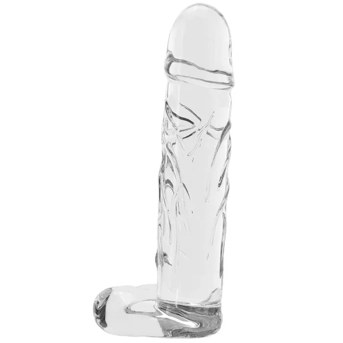Spartacus Blown Large Realistic Glass Dildo in Clear