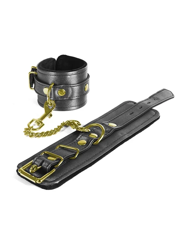 Spartacus Vegan Wrist Restraints – Black