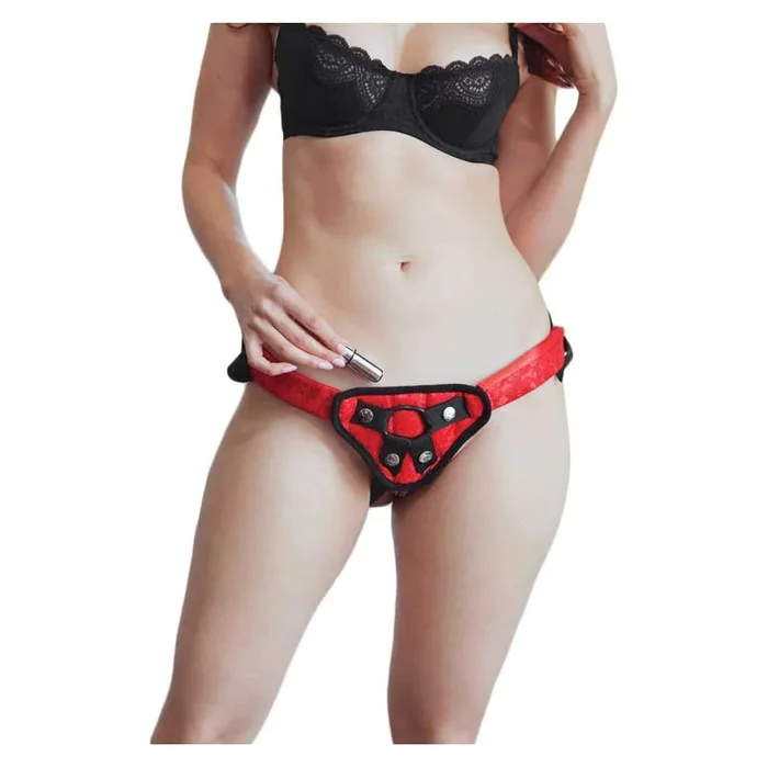 Sportsheets Sunrise Lace Corsette Strap On Harness