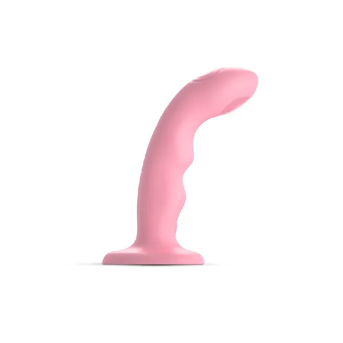 Strap on Me G-Spot Tapping Silicone Dildo – Pink