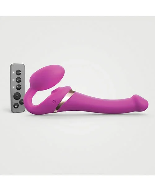 Strap On Me Multi Orgasm Bendable Strapless Strap On Small – Fuchsia