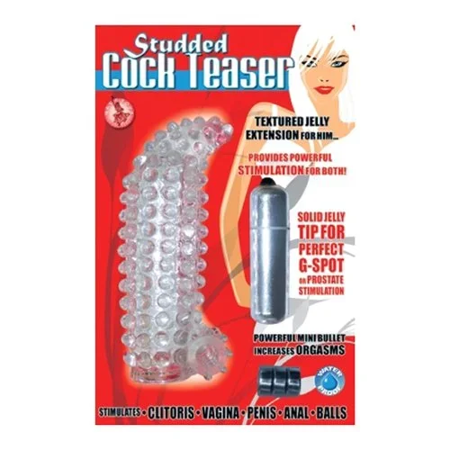 Studded Cock Teaser W/Bullet Wp