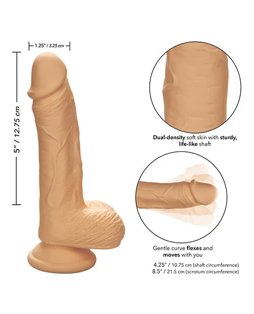 Studs Dual Density Silicone 5″ Dildo – Ivory