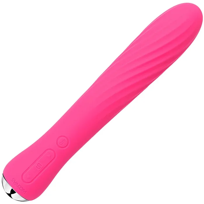 SVAKOM Anya Silicone Rechargeable Warming Vibrator – Pink
