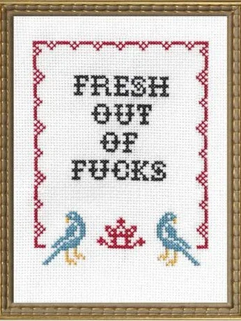 Sweet Out of F*Cks – Cross Stitch